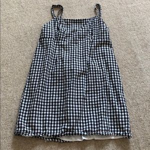 Urban outfitters black and white checkered dress